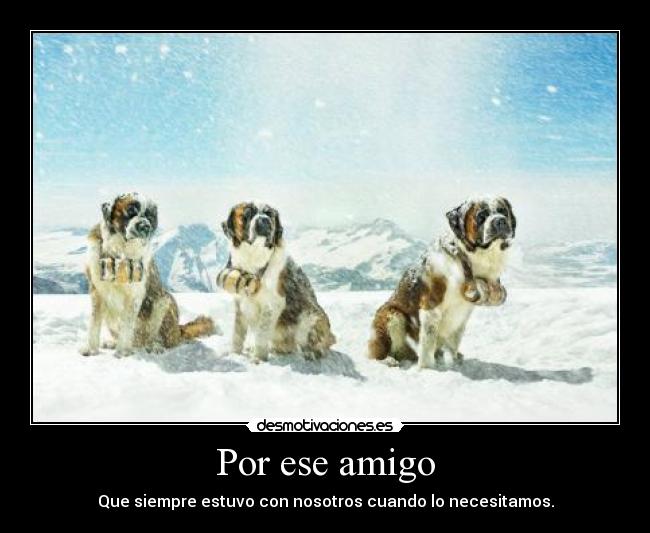Por ese amigo - 