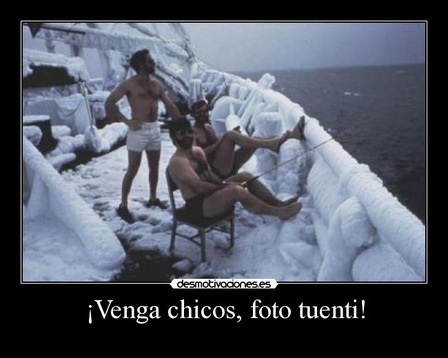 ¡Venga chicos, foto tuenti! -