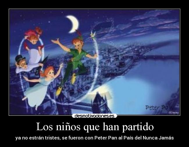 Los niños que han partido -