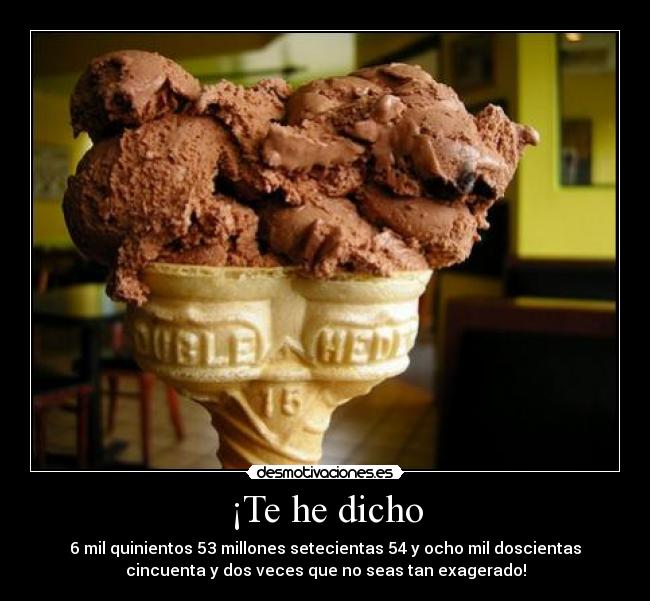 carteles helado chocolate comida desmotivaciones