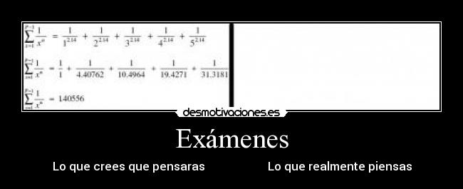 carteles examenes examenes desmotivaciones