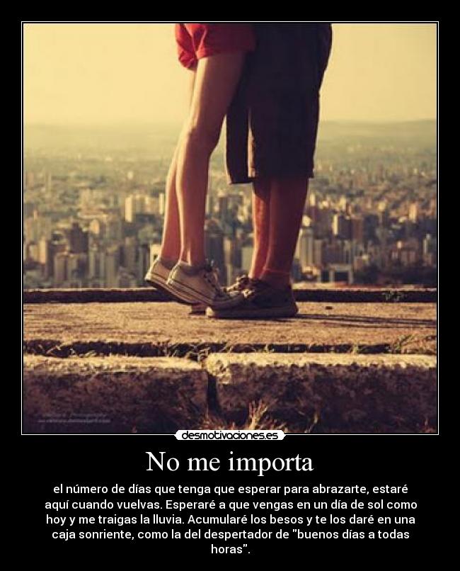 No me importa - 
