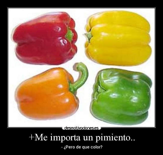 carteles agmg pimiento colores desmotivaciones desmotivaciones
