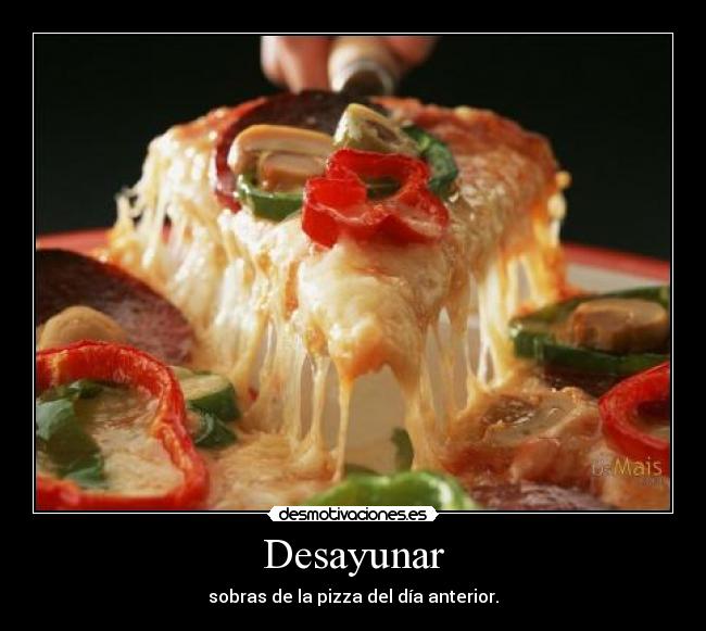 Desayunar -