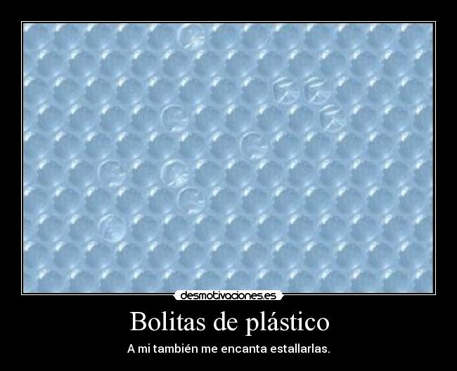 Bolitas de plástico -
