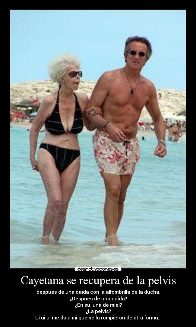 Cayetana se recupera de la pelvis -