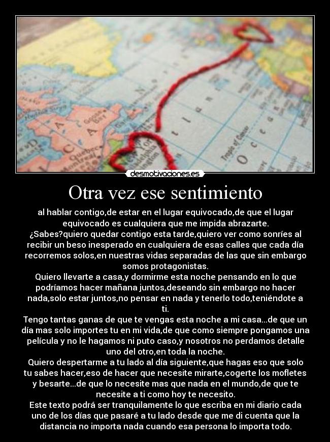 Otra vez ese sentimiento -