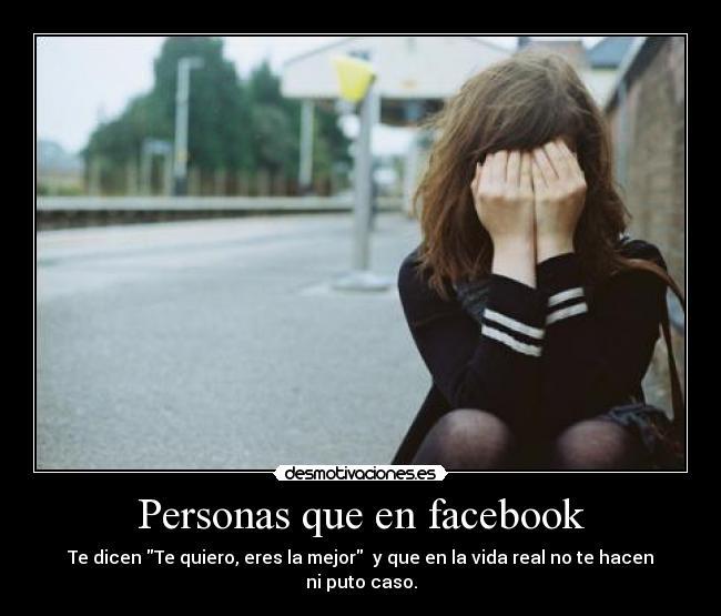 Personas que en facebook - 
