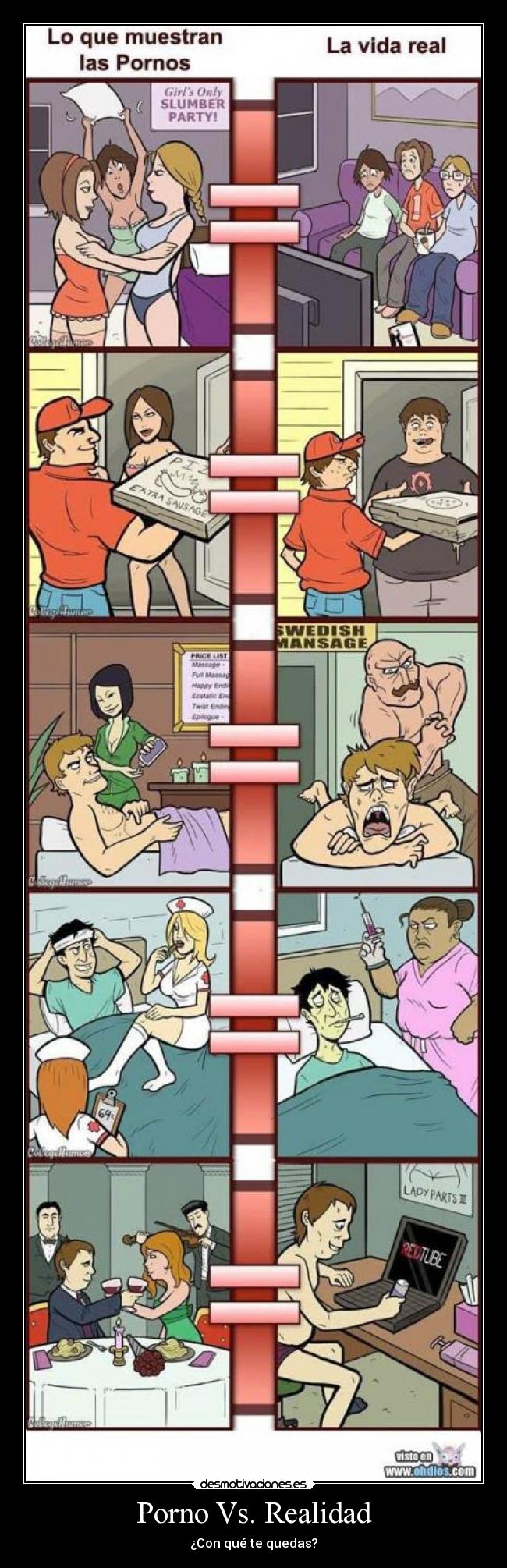 Porno Vs. Realidad - 