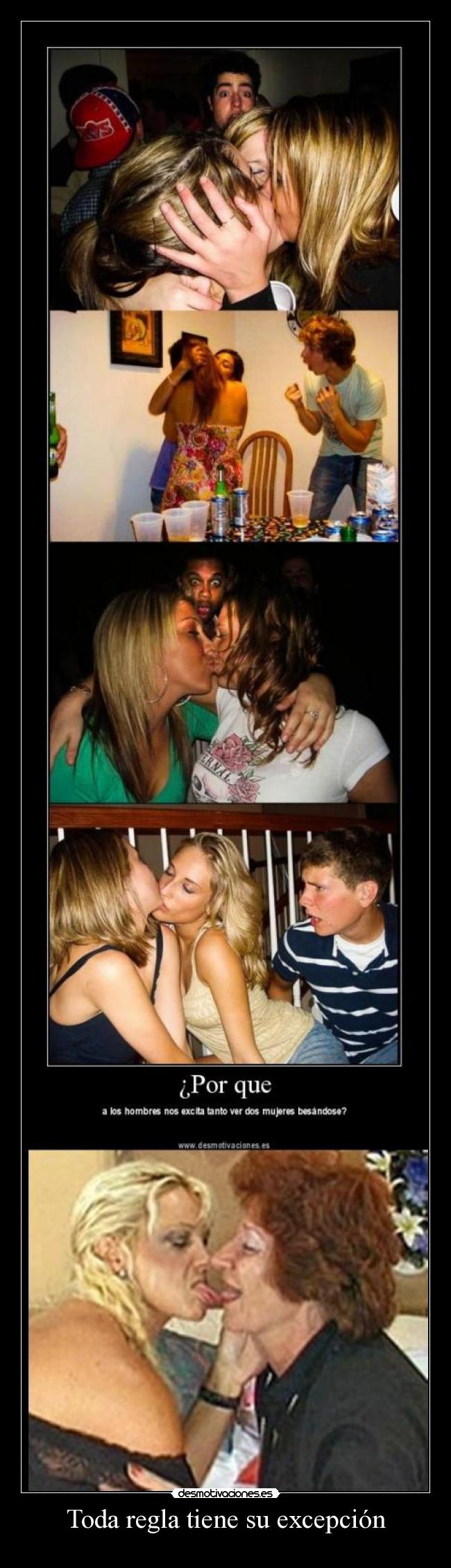 carteles mujeres besandose desmotivaciones