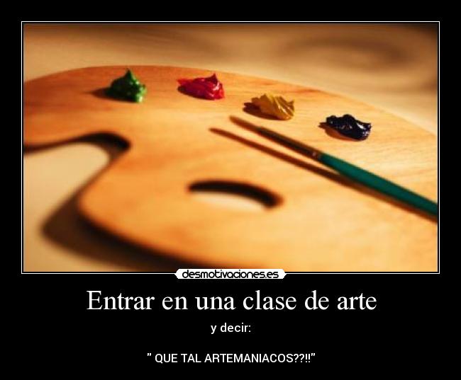 Entrar en una clase de arte - 