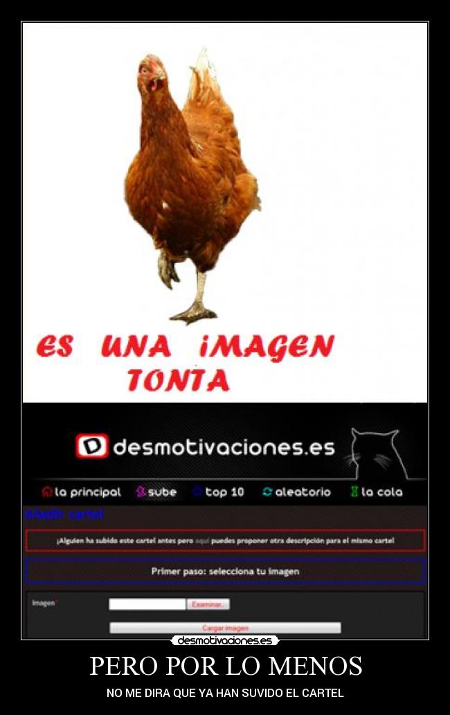 PERO POR LO MENOS - NO ME DIRA QUE YA HAN SUVIDO EL CARTEL