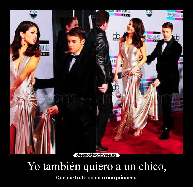 Yo también quiero a un chico, -