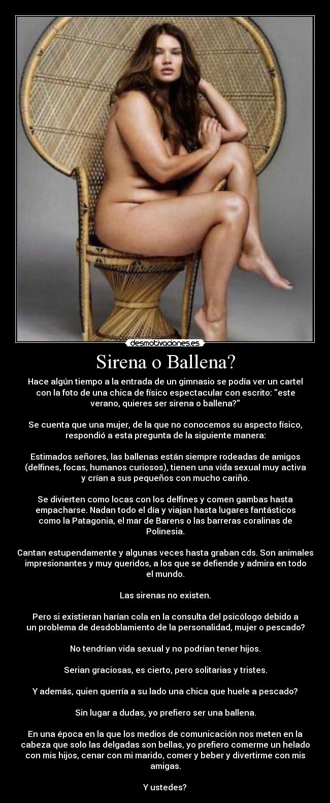 Sirena o Ballena? -