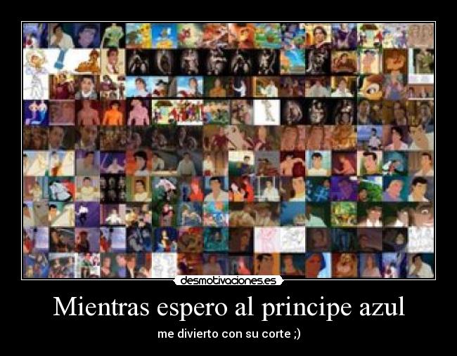 carteles principe azul cortesanos desmotivaciones