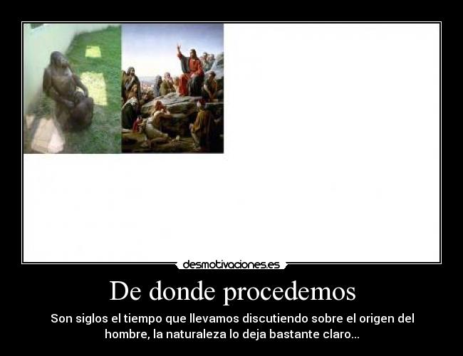 De donde procedemos -