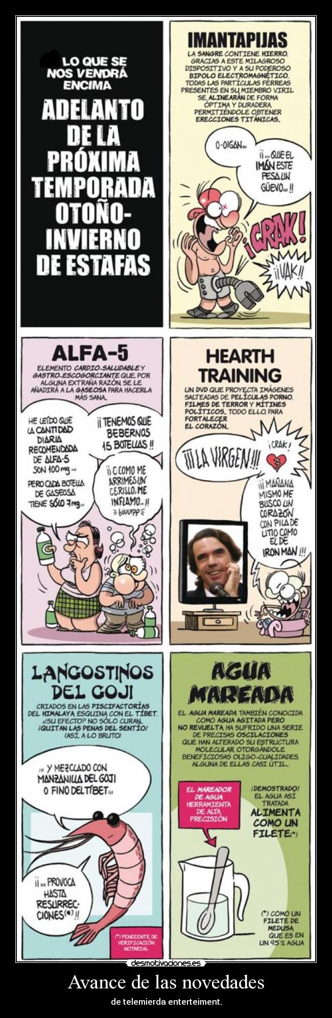 Avance de las novedades - de telemierda enterteiment.