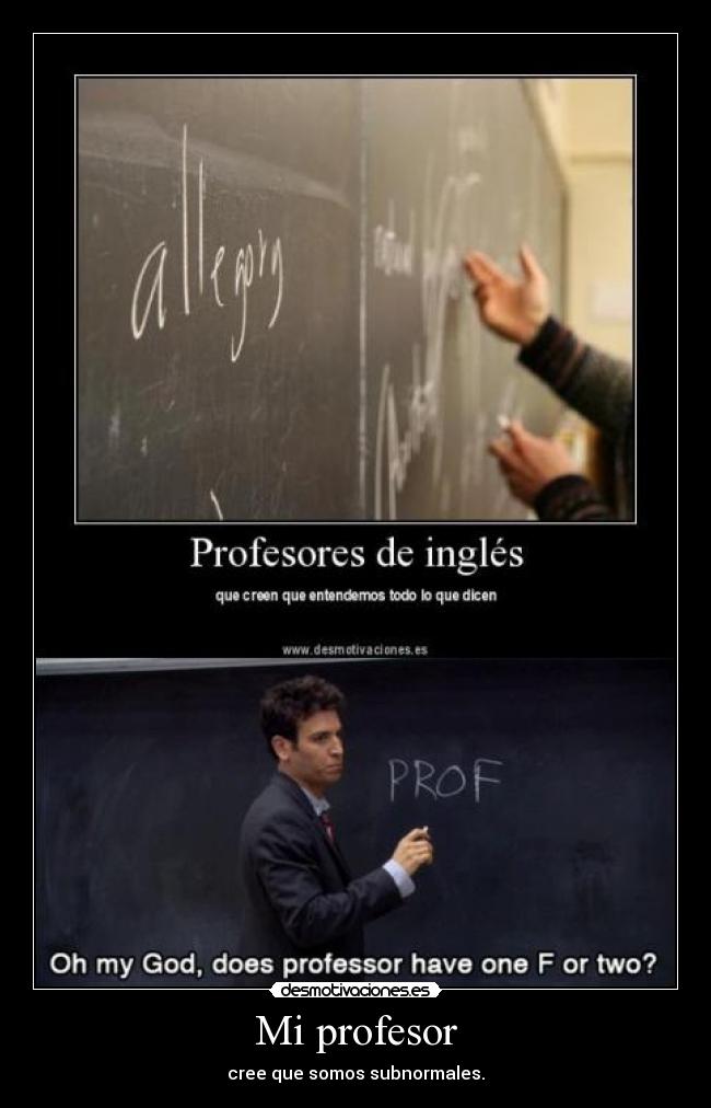 Mi profesor - 