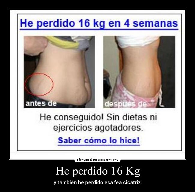 He perdido 16 Kg - 