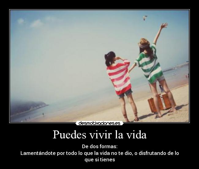 Puedes vivir la vida - 