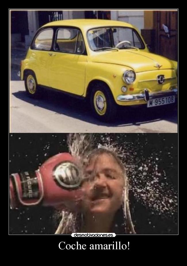 Coche amarillo! -