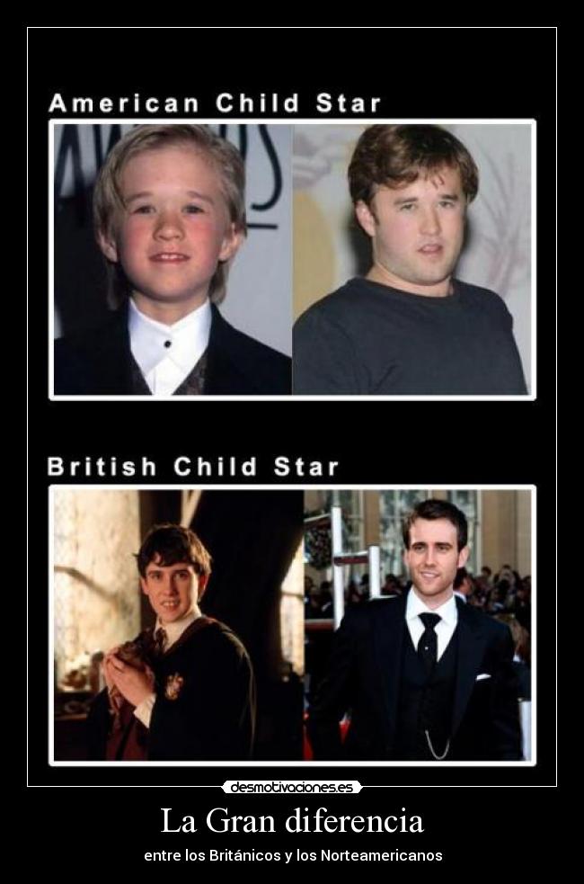 La Gran diferencia - entre los Británicos y los Norteamericanos