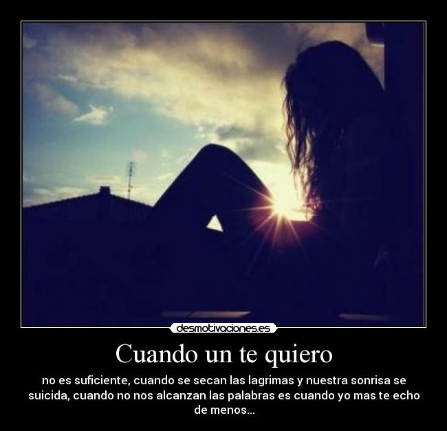 Cuando un te quiero - 