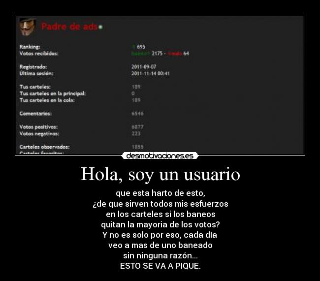 Hola, soy un usuario - 