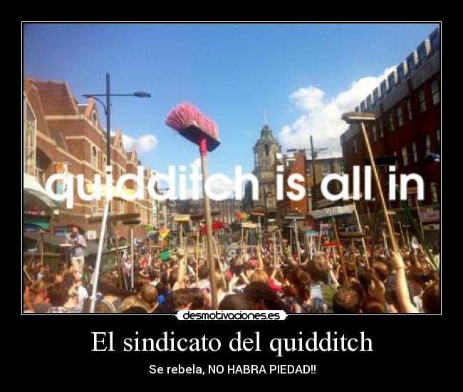 El sindicato del quidditch - Se rebela, NO HABRA PIEDAD!!