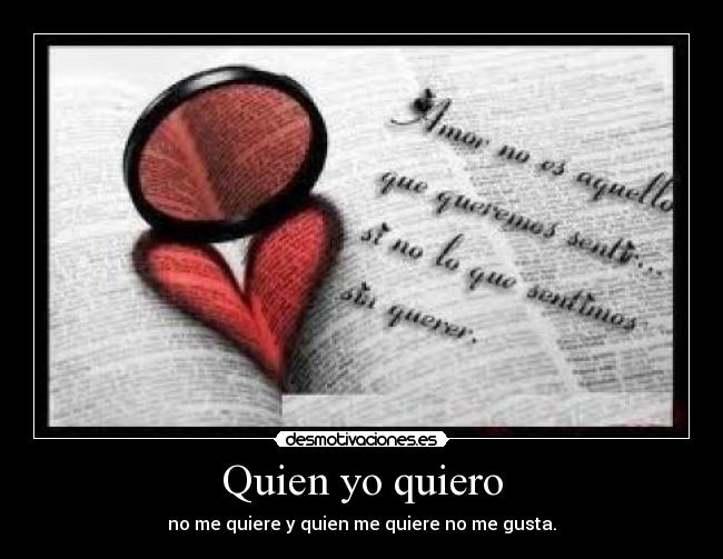 Quien yo quiero - 