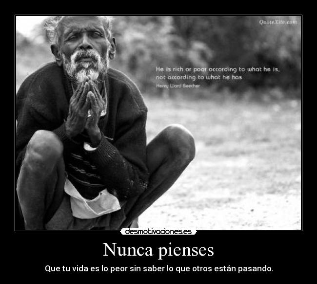 Nunca pienses - 