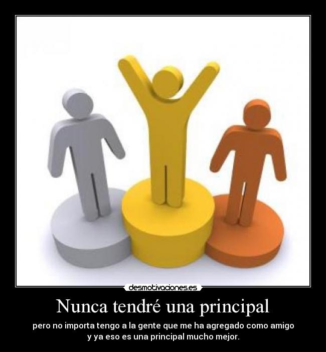 Nunca tendré una principal - 