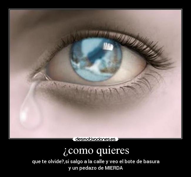 ¿como quieres - 