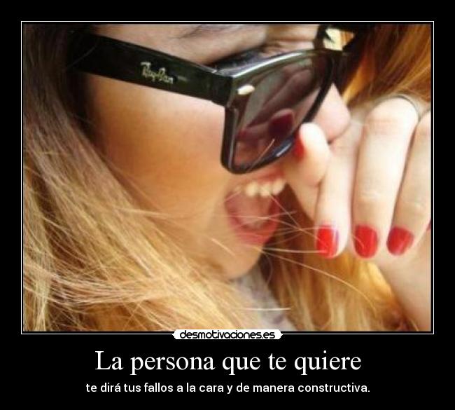 La persona que te quiere - 