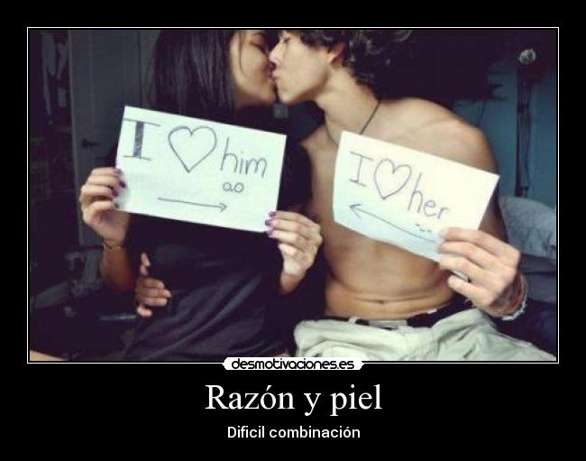 carteles razon piel dificil combinacion desmotivaciones