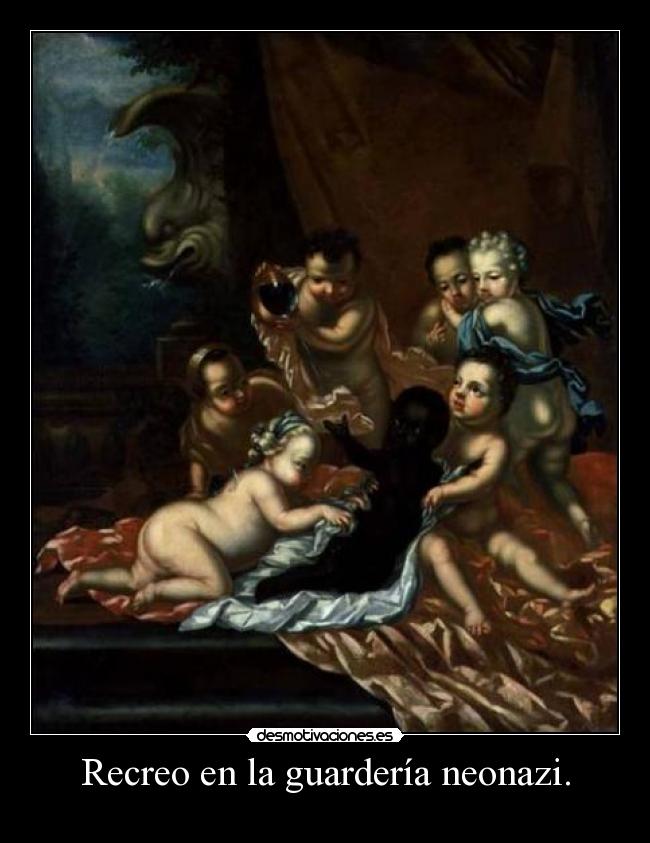Recreo en la guardería neonazi. - 