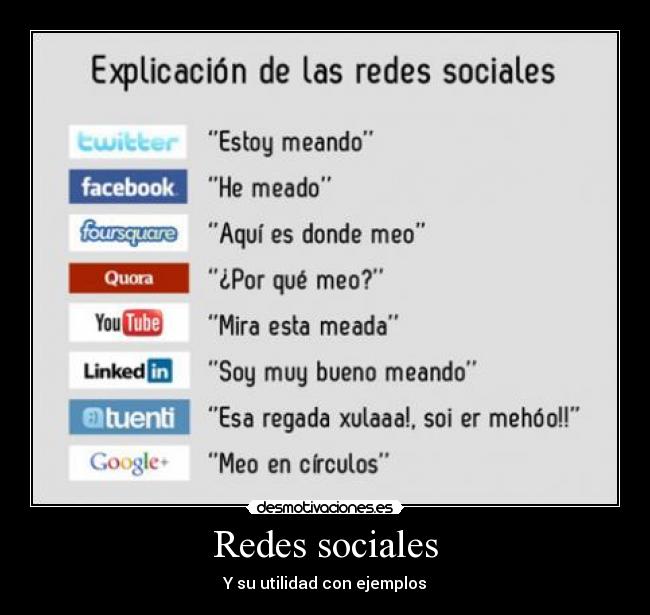 carteles redes sociales utilidad desmotivaciones