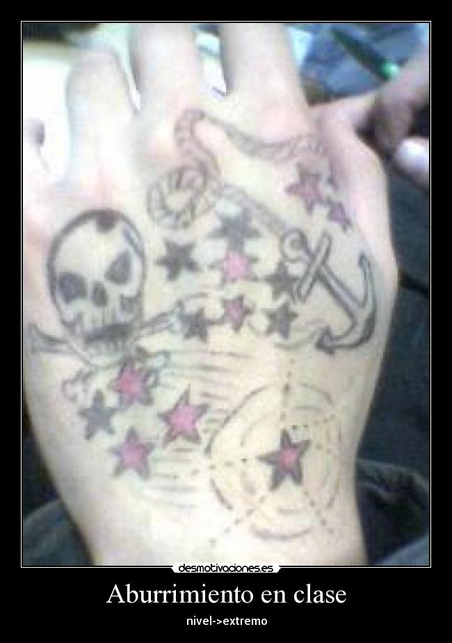 Aburrimiento en clase - 