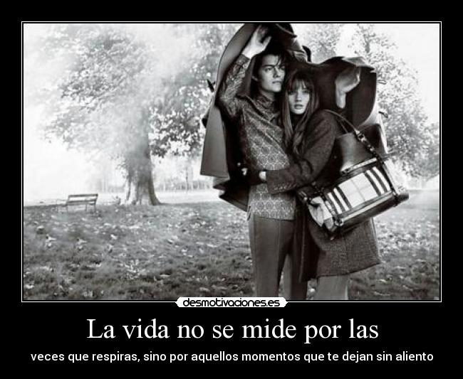 La vida no se mide por las - 