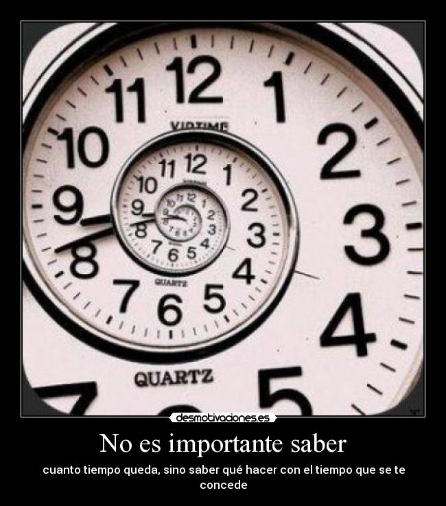No es importante saber - 