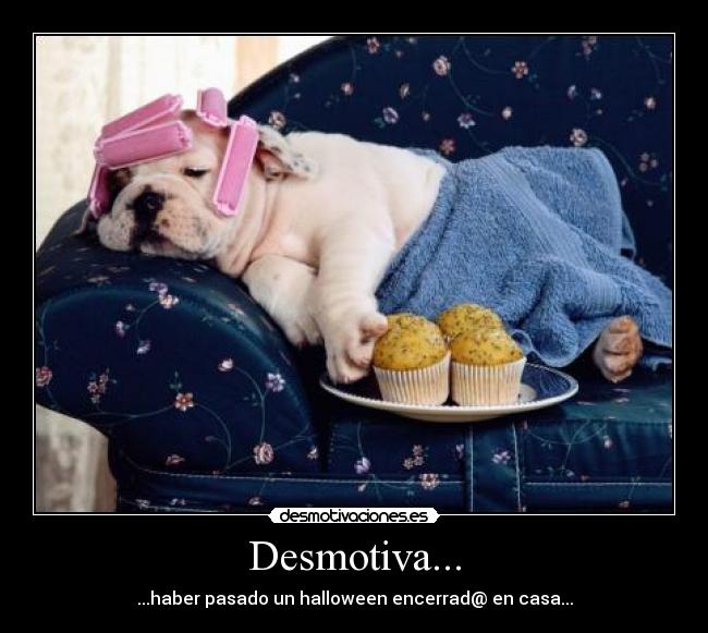 Desmotiva... - ...haber pasado un halloween encerrad@ en casa...