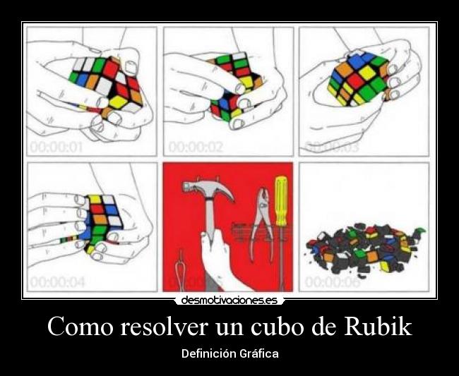 Como resolver un cubo de Rubik -