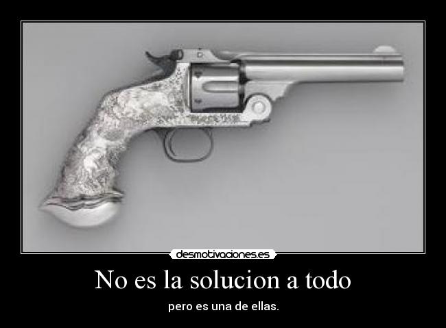 No es la solucion a todo -