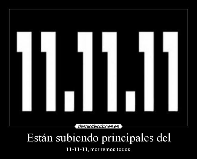 Están subiendo principales del -