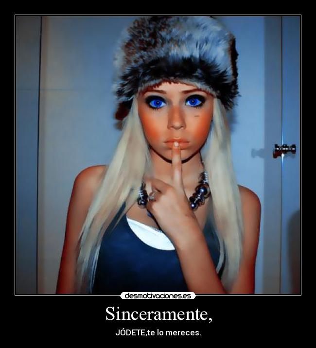 Sinceramente, - 