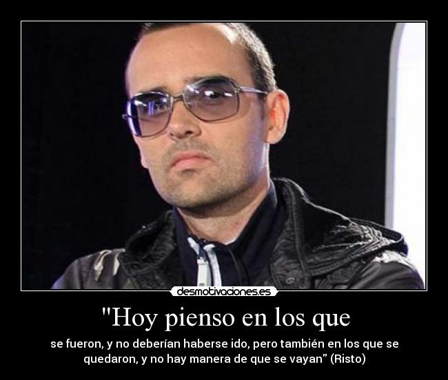 Hoy pienso en los que - 