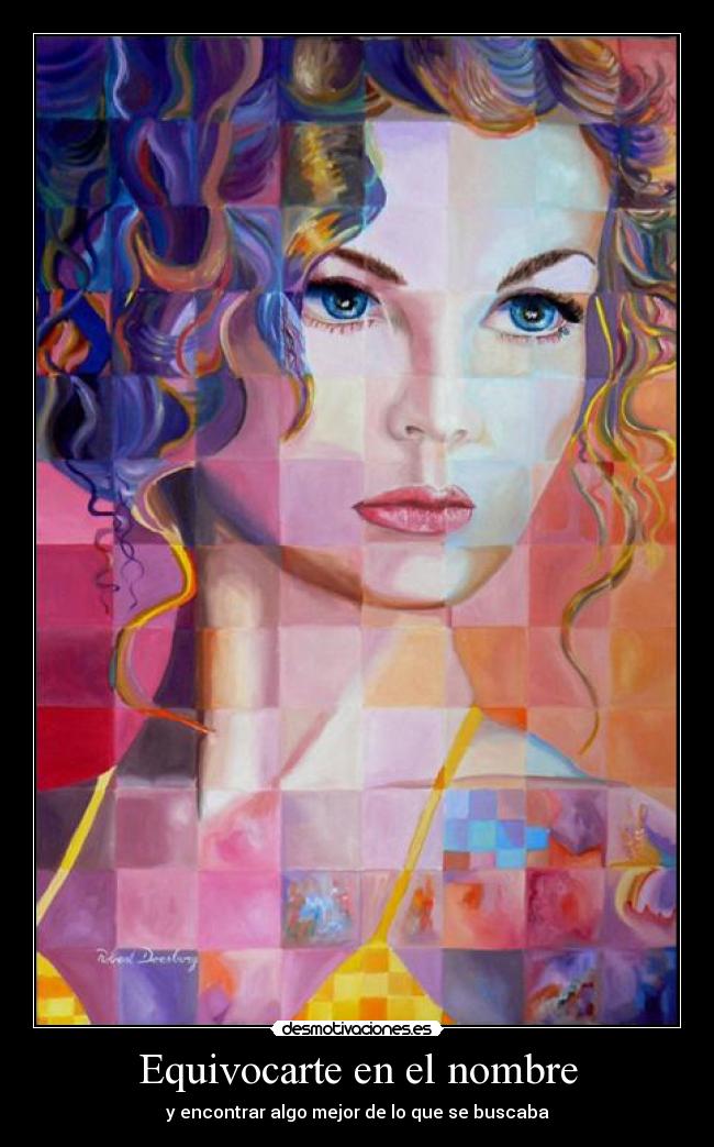 Equivocarte en el nombre -