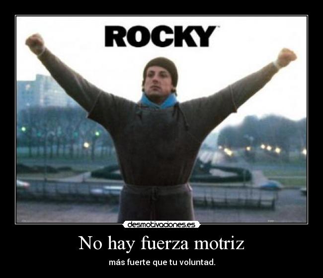 No hay fuerza motriz -