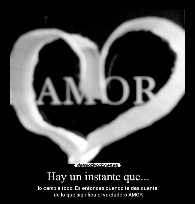 Hay un instante que... -