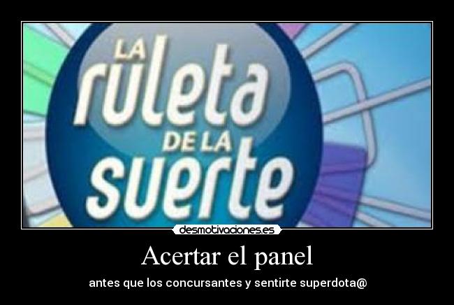Acertar el panel - 